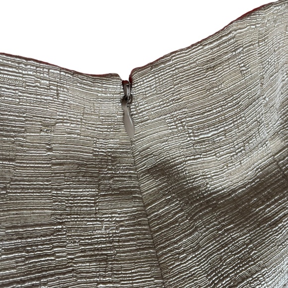 Elie Tahari Skirt Suit Set NEW S Short Puff Sleeve Notched Collar Linen Blend - Picture 14 of 16